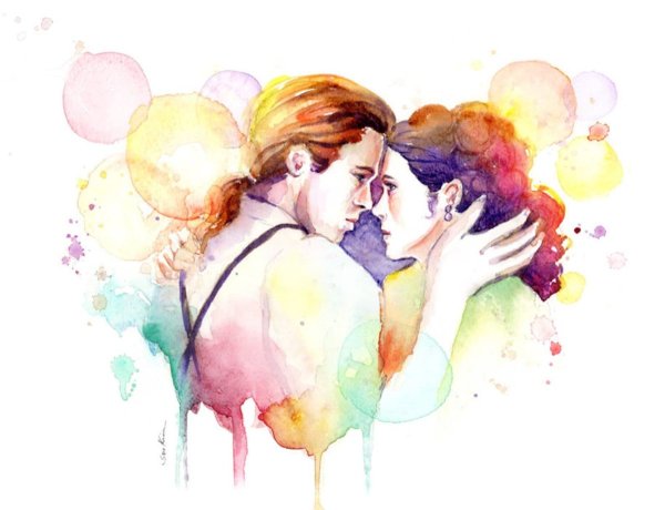 Рисунки акварелью