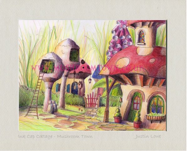 Рисунки с милыми грибочками