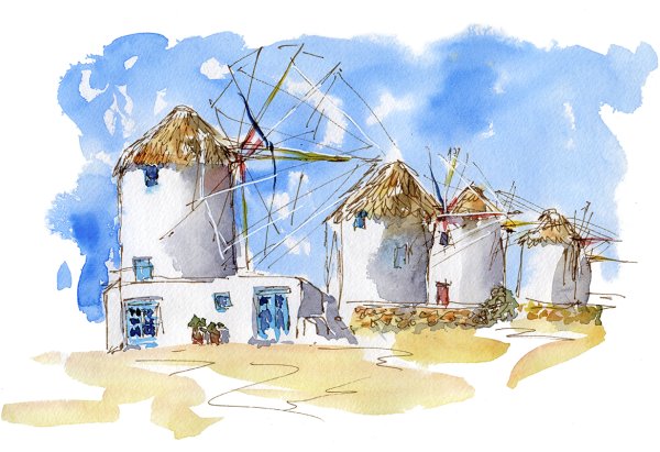 Сказочный домик гриб