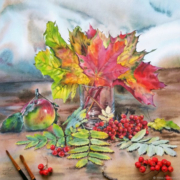 Осенний букет рисунок