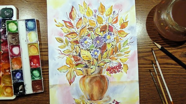 Рисование акварелью с нуля