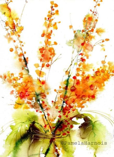Pamela Harnois акварель