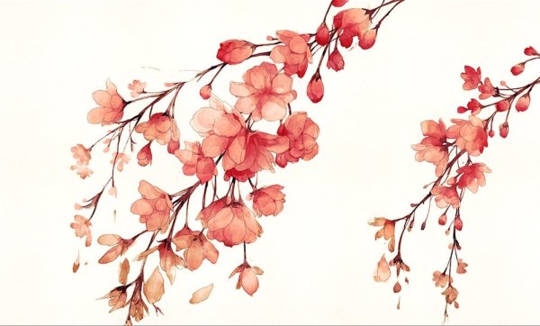 Ветка Сакуры рисунок