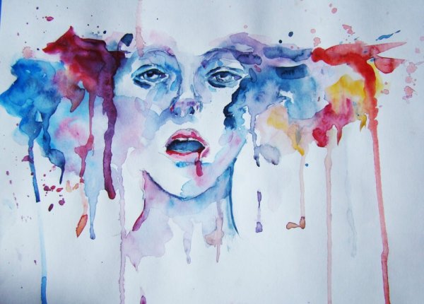 Картина с потеками