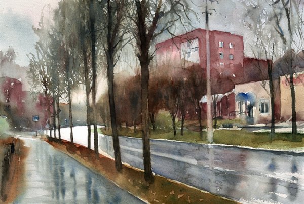 Тупоршин Владимир городские пейзажи