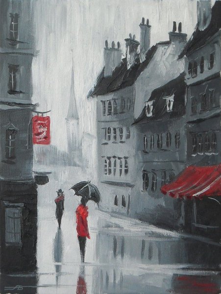 Картины: Александр Болотов дождь