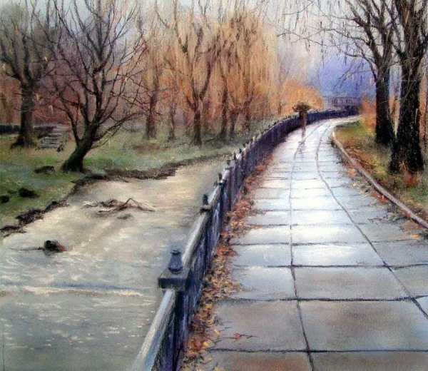 Картины художников осень Елена Юшина