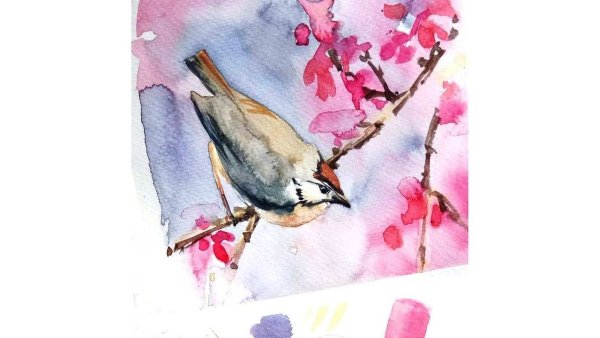 Рисунки акварелью