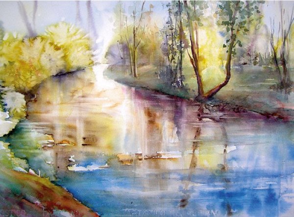 Жозетта Маррэль акварели