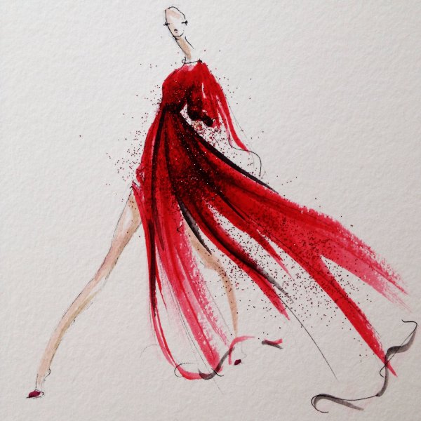 Модные Луки для рисования легко