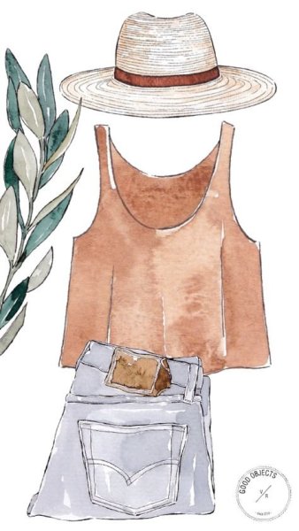 Модные рисунки предметов