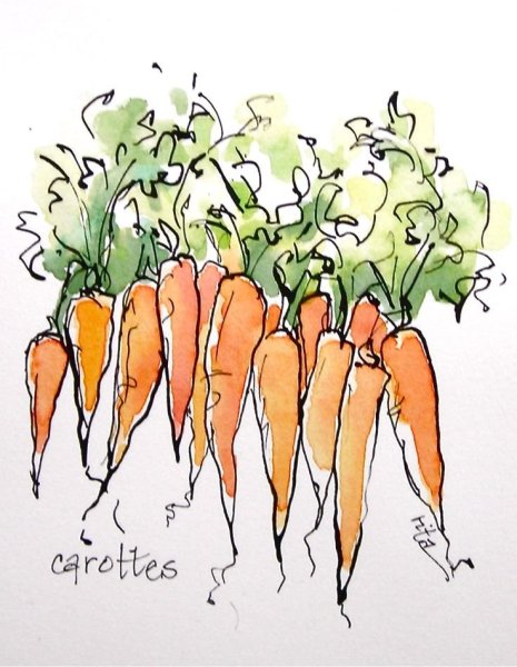 Морковка скетч