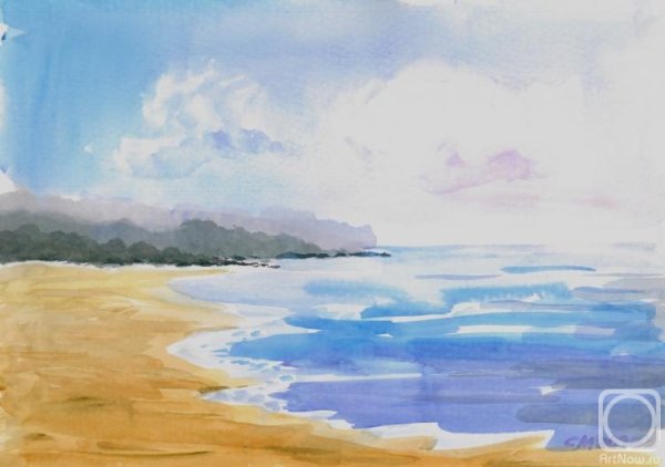 Морской пейзаж легкий