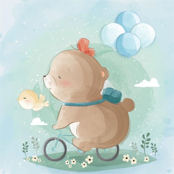 Милые детские иллюстрации