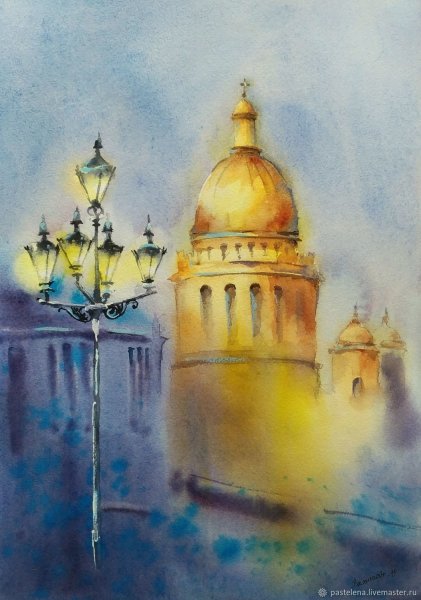 Санкт-Петербург акварель