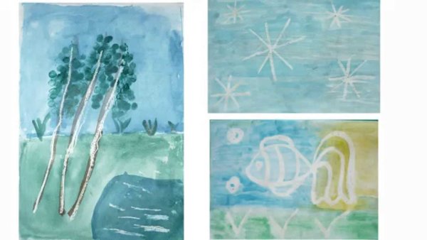 Рисование свечой