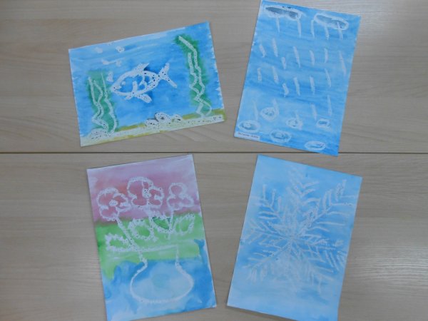 Рисование свечой в детском саду старшая группа