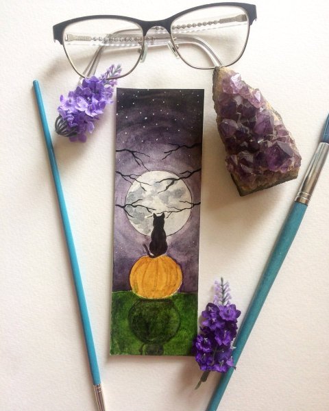 Закладки акварелью