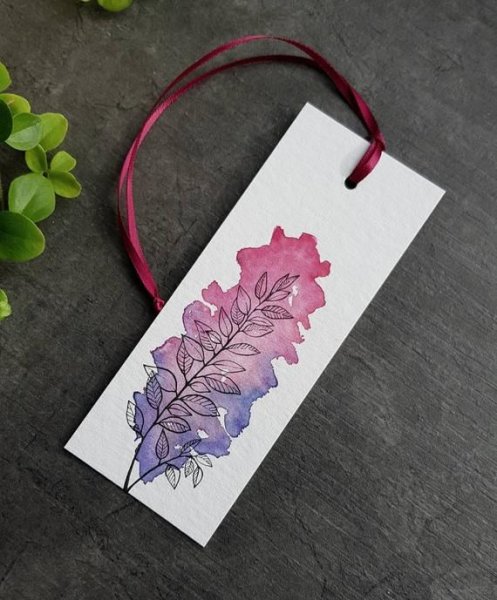 Закладки акварелью