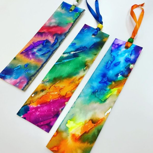 Закладки акварелью