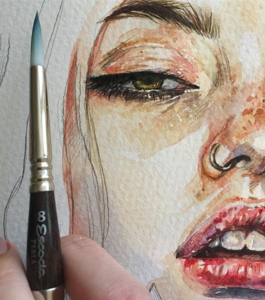 Рисунки красками профессиональные