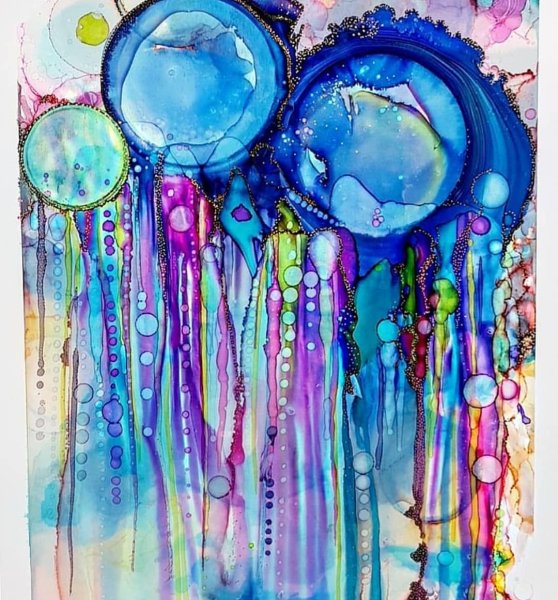 Акварельные пузыри