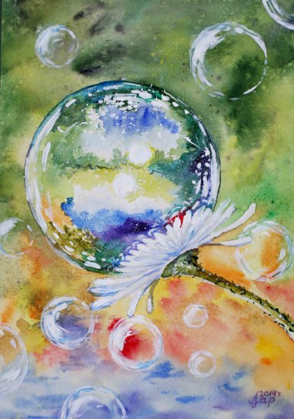 Мыльные пузыри в живописи