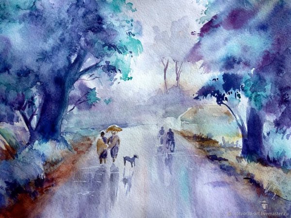 Акварельные рисунки