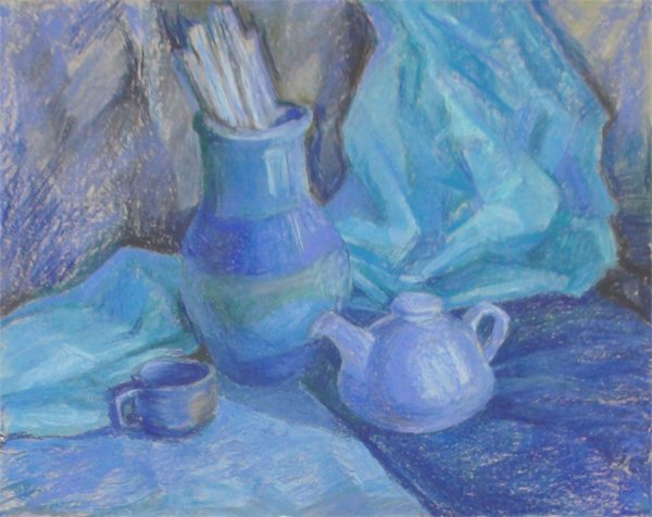 Натюрморт в холодных тонах