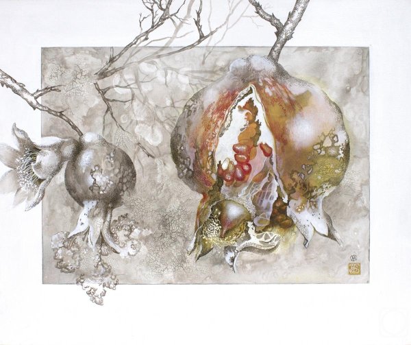 Гранат акрил поталь