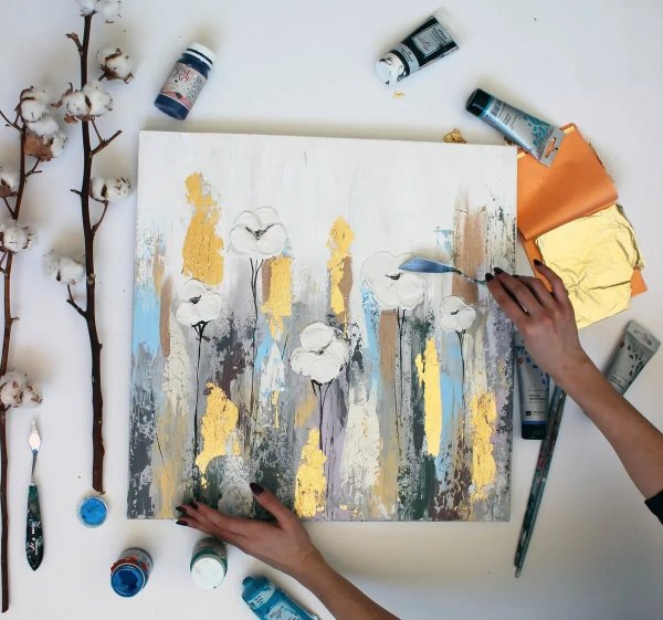 Интерьерная живопись акрилом