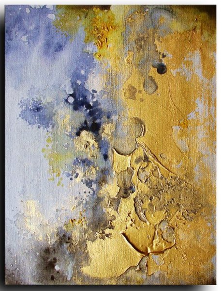 Акварель с поталью