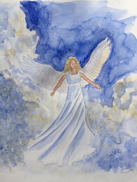 Ангел рисунок