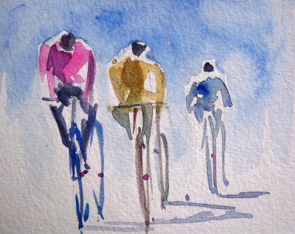 Фигуристка рисунок