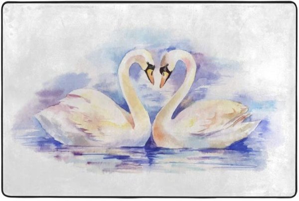 Лебеди живопись