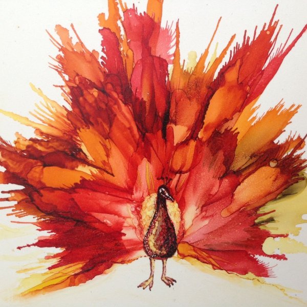 Рисование кляксография