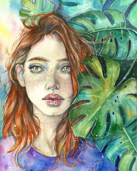 Леся Поплавская художник скетчи