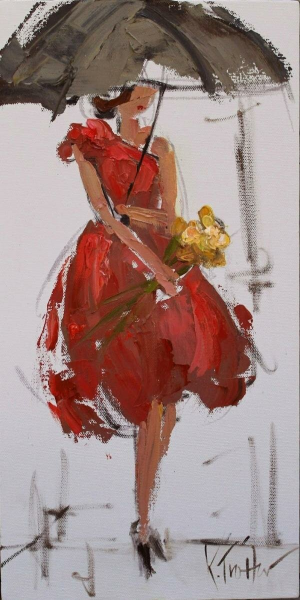 Дождь акварелью