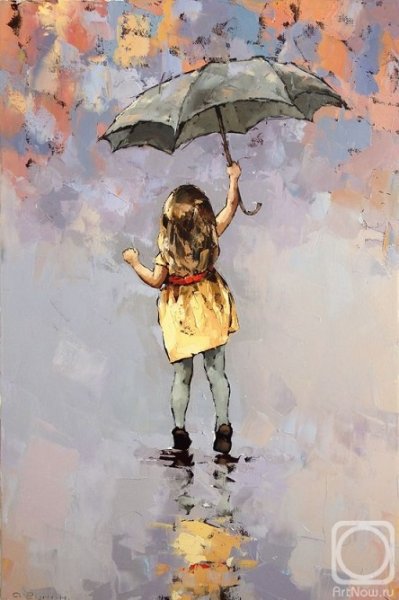 Хелен Коттл картины зонтики