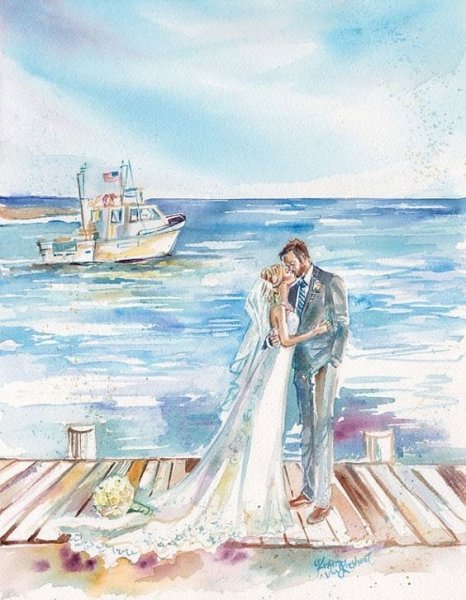 Свадебные рисунки