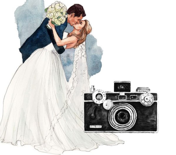 Свадьба рисунок