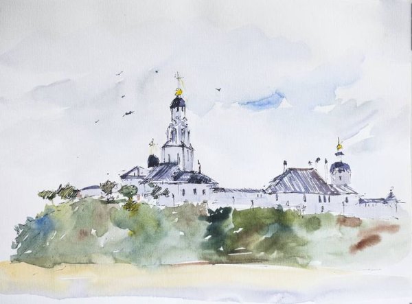 Свияжск остров град картина