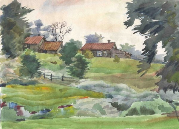 Владимир Пластинин акварели