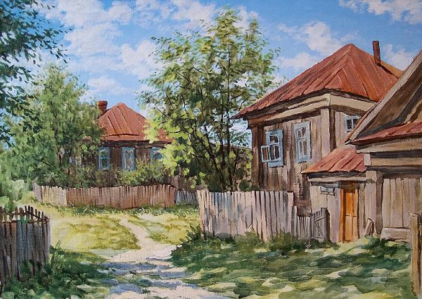 Этюды Васнецова пленэрные