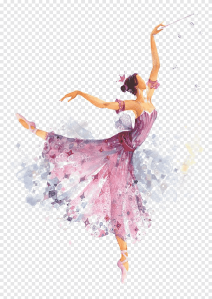 Танец акварель