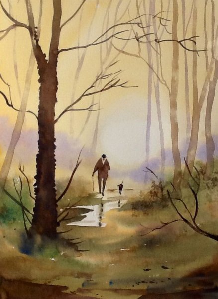 Пейзаж со стаффажем