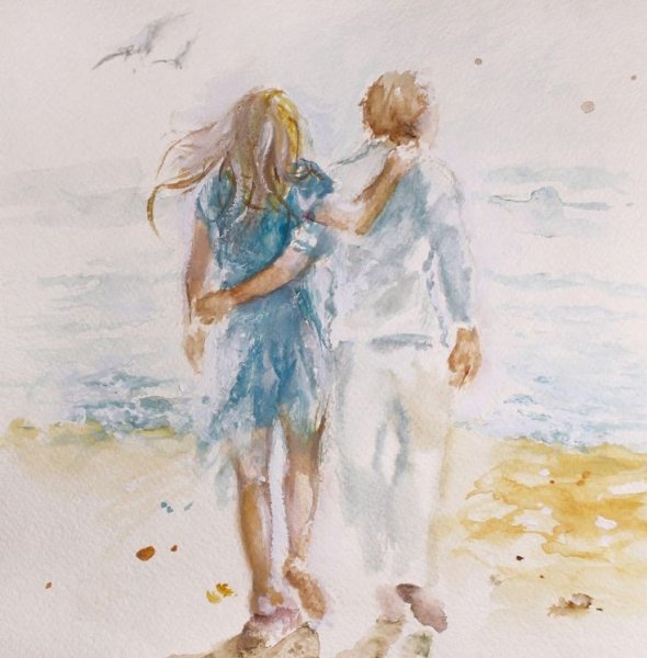 Аннет Логинова картины влюбленные