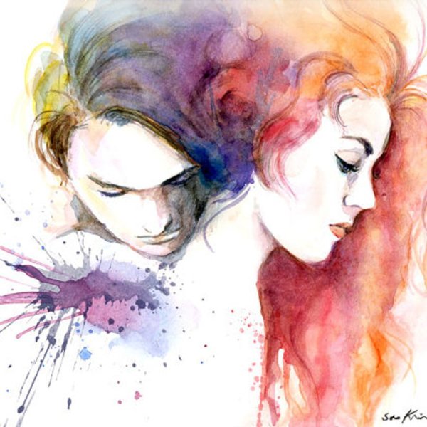 Картины Аннет Логиновой любовь