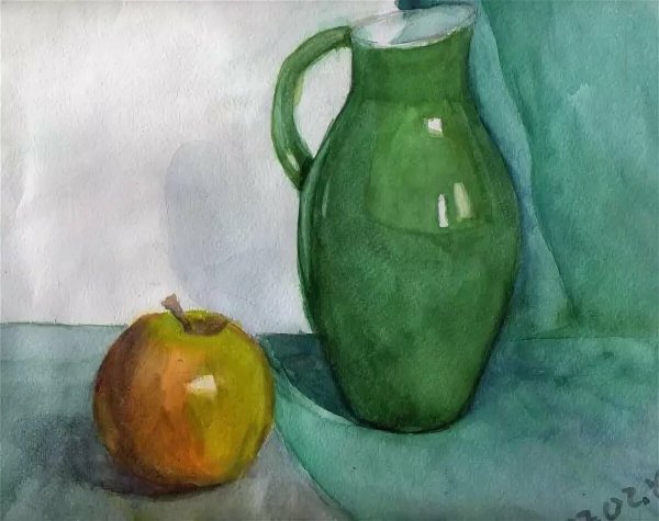 Натюрморты акварелью легкие