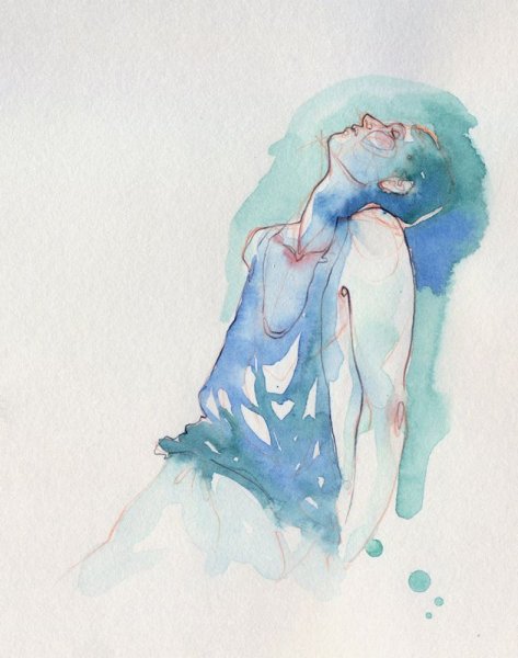 Акварельные портреты сильвии Пелиссеро